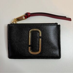 Marc Jacobs Black and Red women’s Snapshot compact Wallet